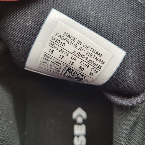 Converse Chuck Taylor All Star High Top Shoes Triple Black Sneakers Mens size 15 - Picture 10 of 10